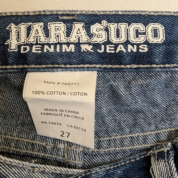 Distressed Parasuco Denim Jean Shorts - Picture 3 of 3